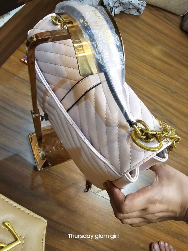 Y*SL pre*mium Best Quality ladies Handle Bag with long belt. - Image 3