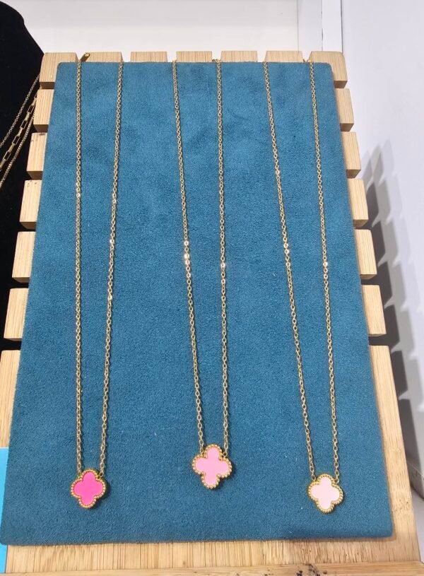 Adjustable long nacklace Ti*tanium Gold Waterproof . - Image 2