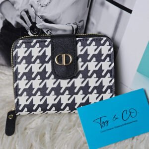 New Small Wallet Women’s Short Buckle Zipper PU Leather Multi Card wallet.