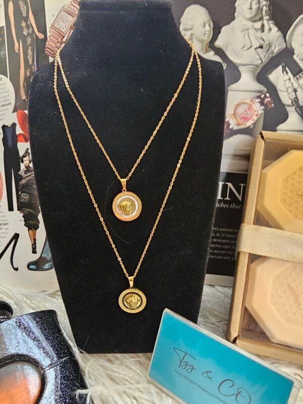 Imported designer long nackalce colour grented jewellery . - Image 15