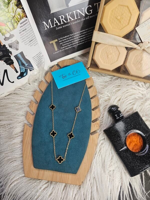 Imported designer long nackalce colour grented jewellery .