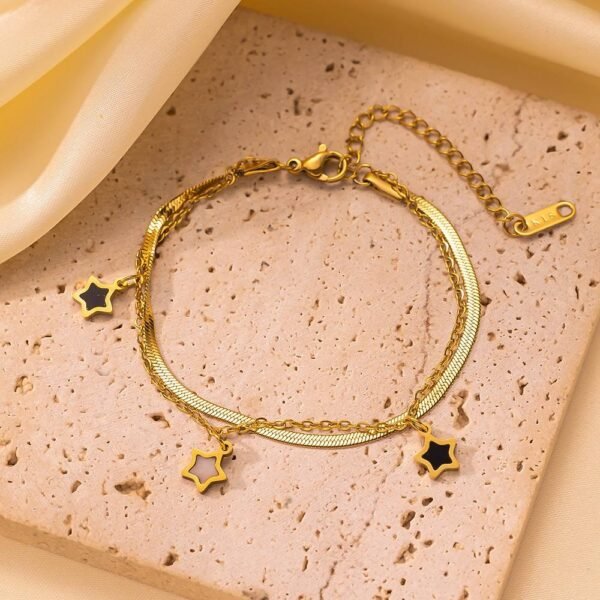 Imported colour grented chain breacelet . - Image 5