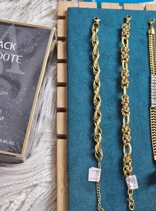 Imported colour grented chain breacelet . - Image 12