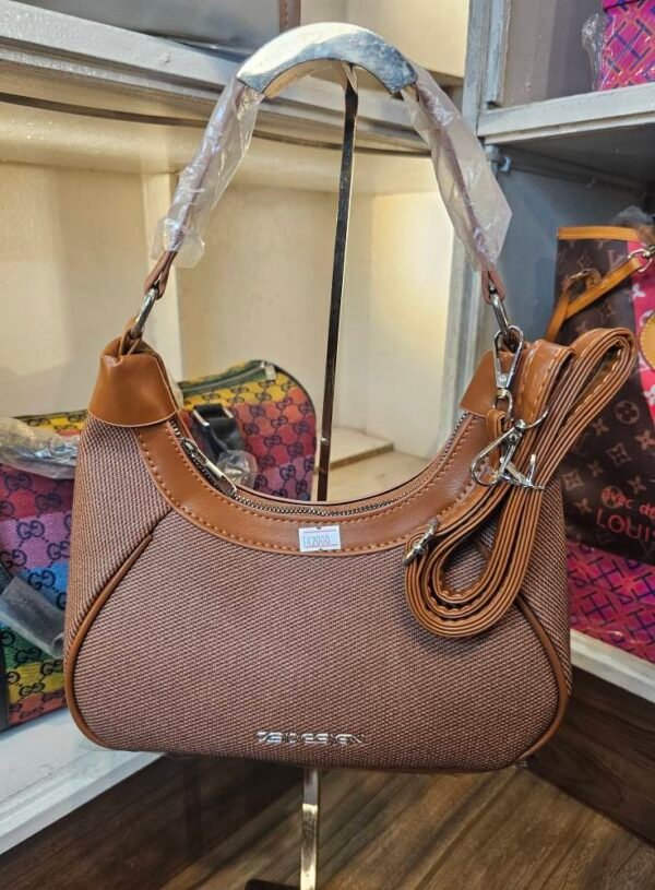 Fashionable Imported shoulder hands bag with long belt . - Image 2