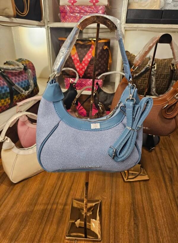 Fashionable Imported shoulder hands bag with long belt . - Image 4