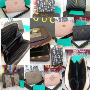 New Import*ed designer wallets with box .