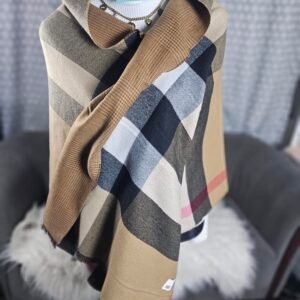 Imported designer Winter woolen thick shawl