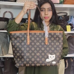 Perfect for office tote bag imported designer long term daily regular use brown big bag shoulder carry heavy duty premium quality branded Handbag women stylish