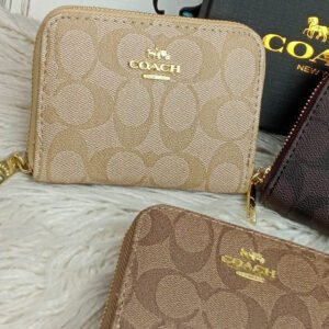 Imported branded Monogram brown original leather unisex different color inside multi slot card holder long wallet purse man woman daily use perfect for gift long term use with box.